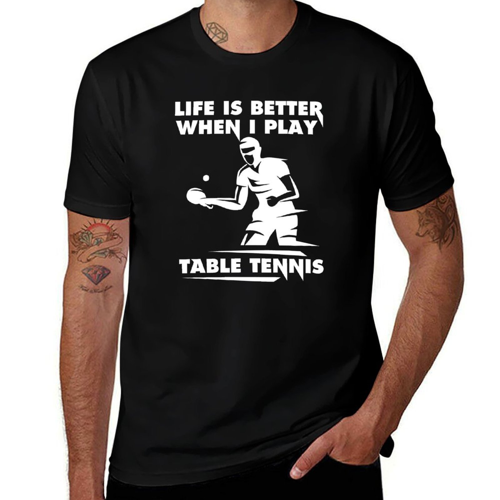 Table Tennis Basic - La vie est meilleure quand je