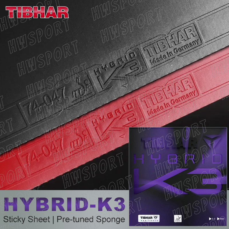 Table Tennis Hybrid Rubbers - TIBHAR – feuille de caoutchouc de