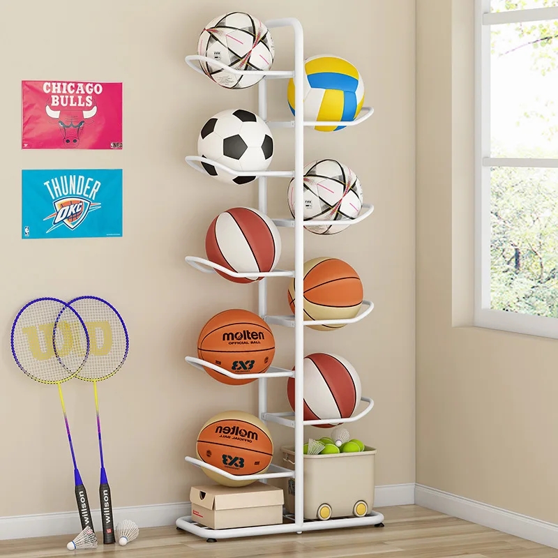 Table Tennis Hub - Support de rangement de basket-ball, jouets