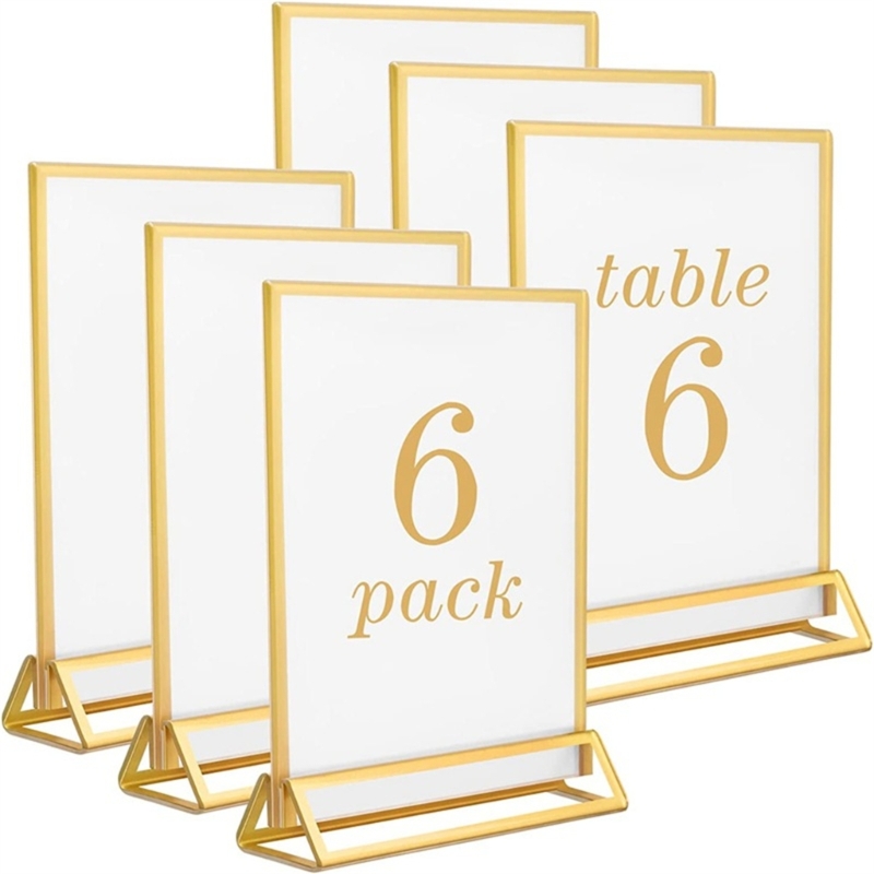 Table Tennis Zone - Support numéro table mariage en acrylique
