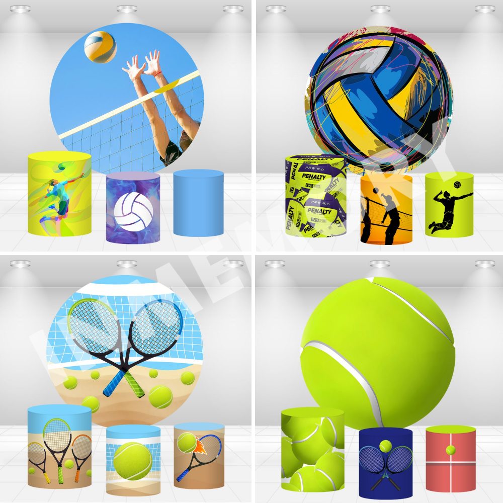 Table Tennis Background - Toile de fond ronde sur le