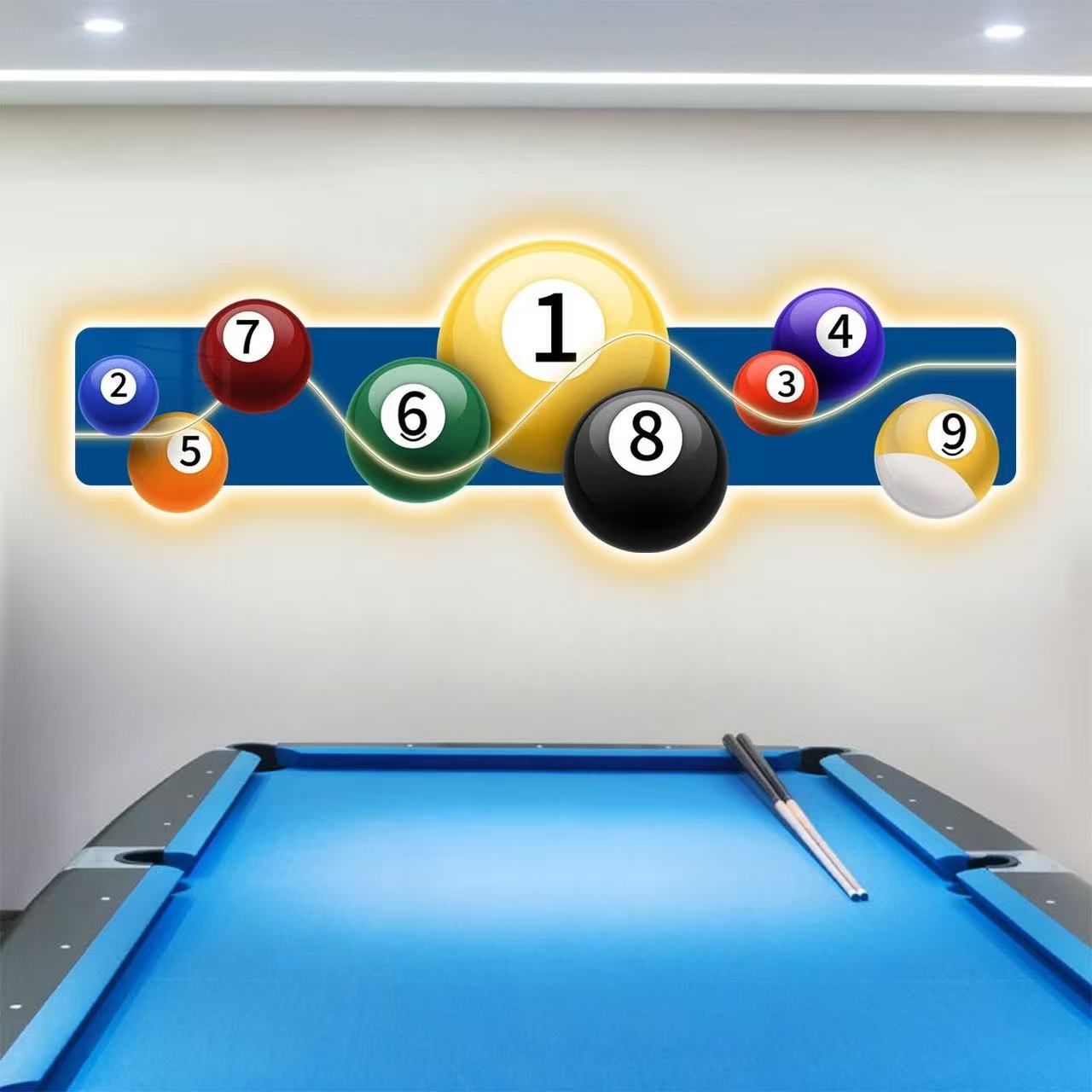 Peinture décorative lumineuse  - Table Tennis Background avis et prix