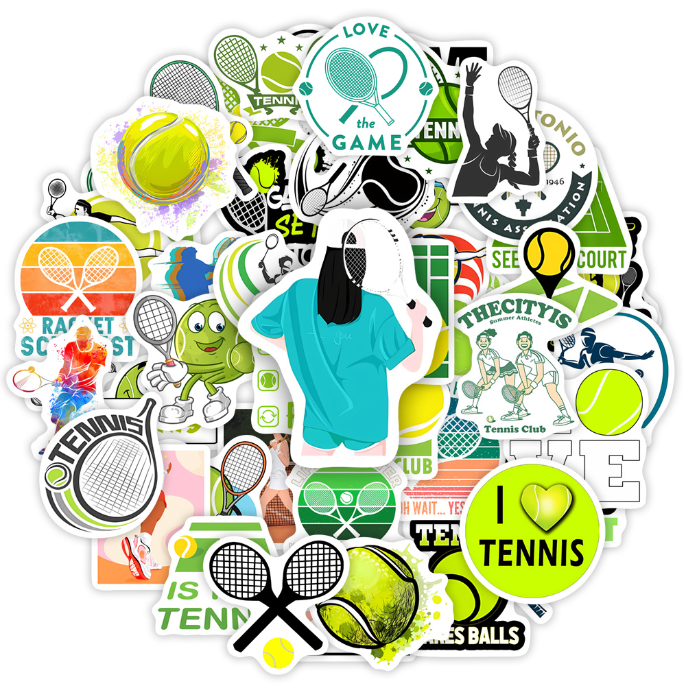 Autocollants de sport imperméa - Table Tennis Background avis et prix